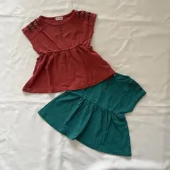BRANSHES (ブランシェス) トップス 100 2着セット 双子