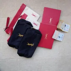 YSL 化粧品サンプルとポーチ＆ミラーおまとめ品