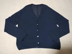 スピック＆スパン　Spick ＆ Span　シアーカーディガン　ネイビー