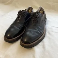 【レア★好デザイン】Paul Smith ウイングチップ メダリオンシューズ革靴のサムネイル
