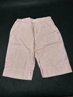赤と白のストライプ ハーフパンツfamiliar90