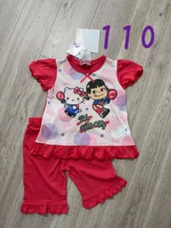 ☆新品☆ 光るパジャマ　ハローキティ　サンリオ　ペコちゃん　不二家　コラボ