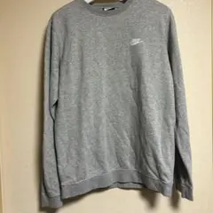 即購入OK❗️ナイキ スウェット グレー ワンポイント ロゴ シンプル 男女兼用