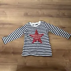 Daddy oh Daddy 長袖カットソー ボーダー 星プリント