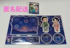 鬼滅の刃 花火大会 狛治と恋雪 ジオラマアクリルスタンド アクリルクリアカード