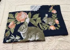 うさぎのハンカチ 2枚セットのサムネイル