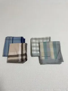 pierre cardin   ＊  メンズ　ハンカチ　　4枚セット