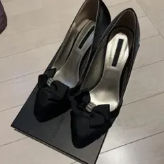 UNTITLED　パンプス　黒　40