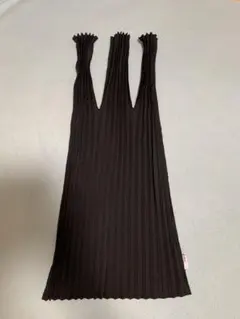 me ISSEY MIYAKE プリーツ トートバッグ 黒　ブラックのサムネイル