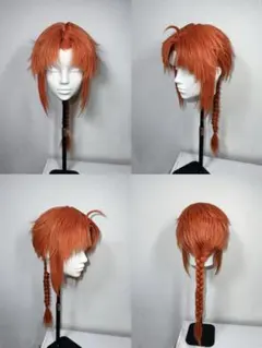 銀魂　神威　コスプレ　ウィッグ　完成品　カットセット済み