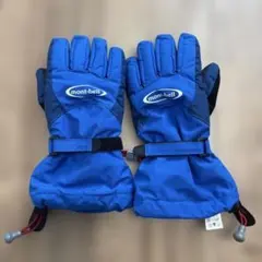 mont-bell スキーグローブ 青 10-12