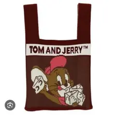 トムとジェリー 　ニットトートバッグ