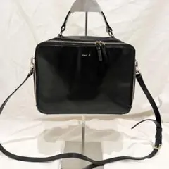 agnes b. アニエスベー 牛革 レザー 2WAY ハンドバッグ　ショルダー