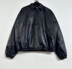 激レア！90sポロラルフローレン レザージャケット マークなし ポニーなし XL 激レア！90sポロラルフローレン レザージャケット マークなし