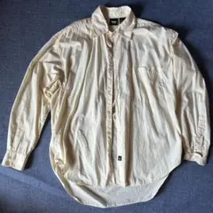マカオ製　Mossimoコットン100%ライトイエローシャツ