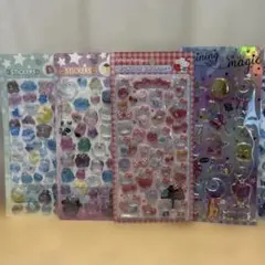 シールセット　ボンボンドロップシール　ハローキティ赤