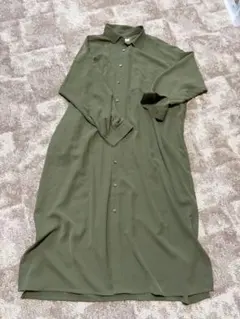 LEPSIM オリーブ シャツワンピース 長袖