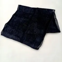 COMME CA ISM ダークグレー ストールシルクモヘア