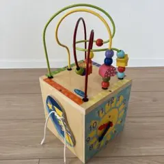 知育玩具　イマジナリウム　指先あそび　靴ひも練習　時計　ルーピング