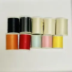 ♡パッチワーク キルト糸　デュアルデューティプラス　生成り ブラック等♡