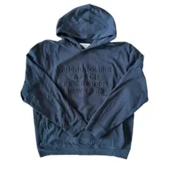 Abercrombie & Fitch フリースパーカー XXL 黒 ブラック