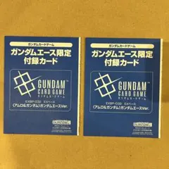 ガンダムエース10月号　付属カード　アムロ＆ガンダム　未開封　10枚セット　匿配 ガンダムエース10月号 付属カード アムロ＆ガンダム 未開封 2枚セット