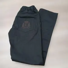 COMME CA ISM キッズ ロングパンツ ブラック　ウエストゴム