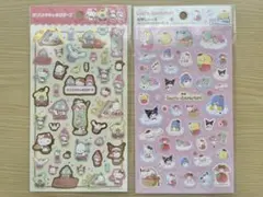 サンリオキャラクターズ シール ステッカー 箔押しシール 喫茶 セット売り