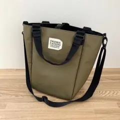 【美品】FREDRIK PACKERS STNトート 2WAY バッグ　オリーブ
