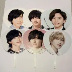 ①なにわ男子 道枝駿佑 うちわ まとめ売り