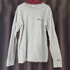 Champion グレー 長袖Tシャツ M