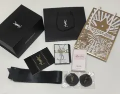 YSLギフトボックス&DIORホリデーショッパー 香水試供品付き