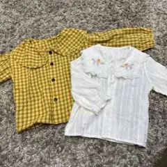 子供　長袖ブラウス　100