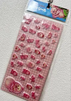 こびとづかん　ぷっくりシール　カクレモモジリ