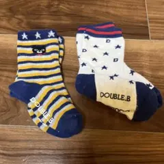 ミキハウス ベビー靴下 2着