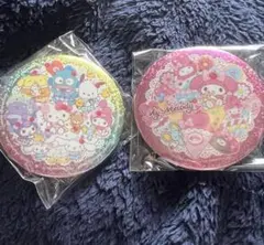 サンリオキャラクターズ キラキラBIG缶バッジ 2点セット