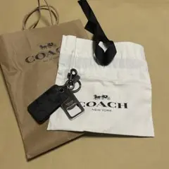 ぬ*ぬ様 最終値下げ COACH キーホルダー キーリング シグネチャーボトルオ