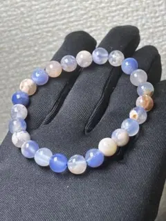 H*R様 【セール‼️】桜瑪瑙 ブレスレット7.5ミリオーバー内径16