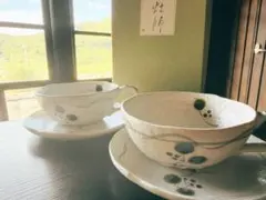 丸幸中島 カップ ソーサー 土器 和食器 箱付き 未使用品