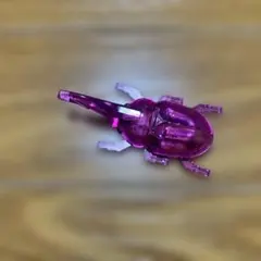 食玩　コリス　フエラムネ　おまけ　かっこいい系　クリアラメ昆虫　紫