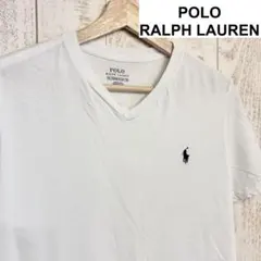 Polo Ralph Lauren ラルフローレン VネックTシャツ ホワイト
