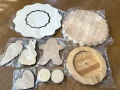 トールペイント白木板