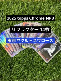 東京ヤクルトスワローズ リフラクター14枚 2025 topps Chrome