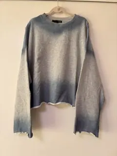 ★お値下げ★グレーと青のグラデーション トレーナー　sugar spoon