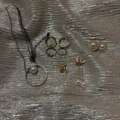 【匿名配送】 アクセサリー まとめ売り ネックレス リング イヤリング