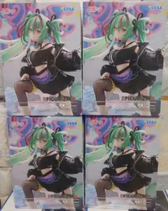 初音ミク FIGURIZMα 初音ミク Punk！ フィギュア 4個セット