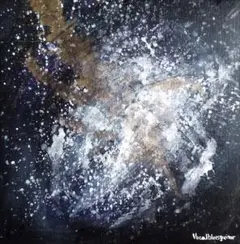 宇宙人キャンバス画＿アクリル/宇宙人/惑星/アート 宇宙人キャンバス画＿アクリル/アート/惑星/宇宙 | Mercari