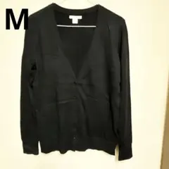 カーディガン ニット ライトウエイト Vネック レディース　M