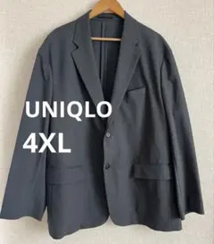 ユニクロ　感動ジャケット　4XLサイズ　グレー ビジネスジャケット