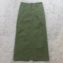 AURALEE 24SS ウォッシュ加工 バックスリット タイトスカート 0のサムネイル
